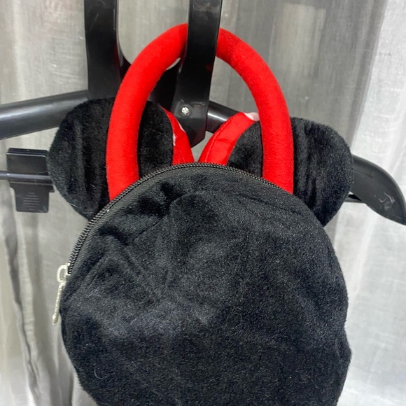 Disney Minnie Mouse Face Plush Kids Handbag Purse - Picture 2 of 4